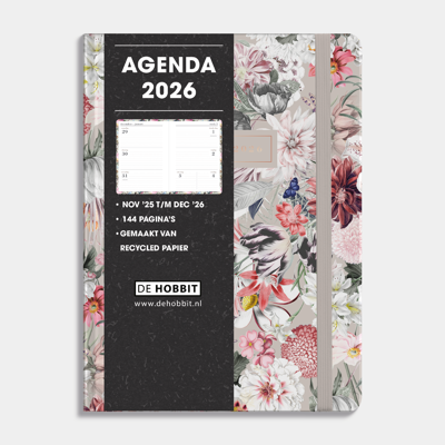 A5 Agenda 2026 Bloemen