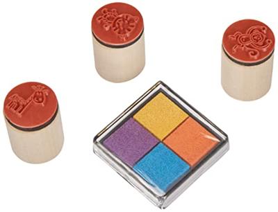 Goki houten stempelset - wilde dieren