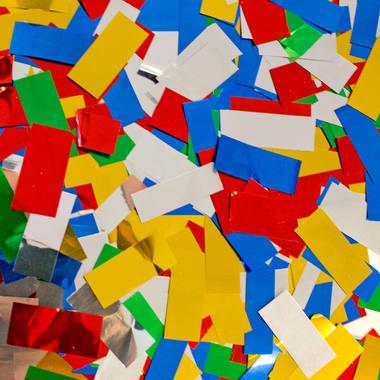 Confetti Kanon Kleuren Mix - 15cm