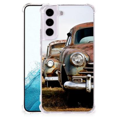 Samsung Galaxy S22 Anti-shock Hoesje met foto Vintage Auto Samsung Galaxy S22 Anti-shock Hoesje met foto Vintage Auto