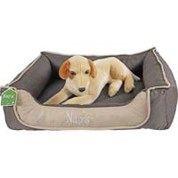 Napz Divan Waterproof Duo Bruin/beige - 90cm - thumbnail