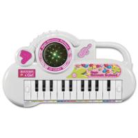 Bontempi - Keyboard 22 keys white/pink, 31 cm (122271) - thumbnail