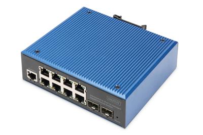 Digitus DN-651156 Industrial Ethernet Switch 8 + 2 poorten 10 / 100 / 1000 MBit/s
