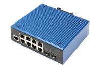 Digitus DN-651156 Industrial Ethernet Switch 8 + 2 poorten 10 / 100 / 1000 MBit/s - thumbnail