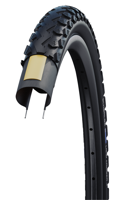 Schwalbe buitenband 24x2.00 (50-507) land cruiser zwart - thumbnail