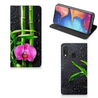 Samsung Galaxy A20e Smart Cover Orchidee - thumbnail