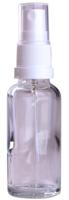 Helios Holland Glazen helder fles met witte verstuiver 30ml 5 Stuks - thumbnail