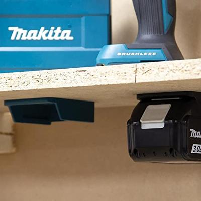 StealthMounts batterijhouders (6x) blauw - voor Makita 18V accu's StealthMounts batterijhouders (6x) blauw - voor Makita 18V accu's