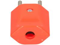 Max Hauri 132608 Netstekker Zwitserland Kunststof 250 V Oranje - thumbnail