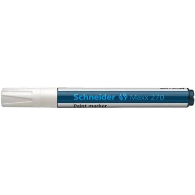 Schneider Schreibgeräte Maxx 270 127049 Lakmarker Wit 1 mm, 3 mm