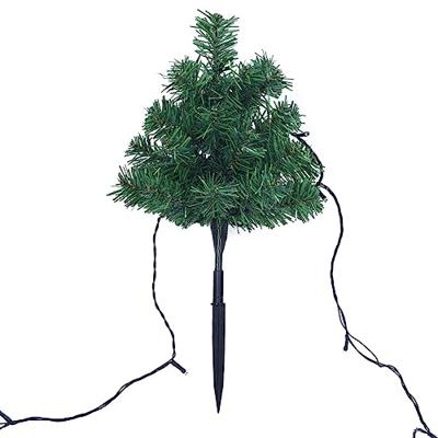 VidaXL Tuinpadkerstbomen 6 st met meerkleurige led's 45 cm pvc VidaXL Tuinpadkerstbomen 6 st met meerkleurige led's 45 cm pvc