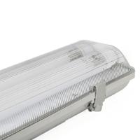 LED TL armatuur 120cm dubbel - T8 (G13) - 36 Watt 5760 lumen (160lm/W) - 4000K neutraal wit (840) - Flikkervrij - IP65 waterdicht - LED TL Lamp - thumbnail