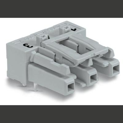 WAGO 770-803/011-000 Netstekker WINSTA MIDI Bus, inbouw horizontaal Totaal aantal polen: 3 25 A Zwart 100 stuk(s)