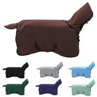 VidaXL Paardendeken volledig donkerbruin polyester - thumbnail