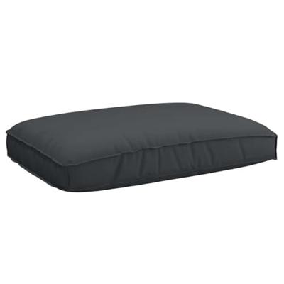 VidaXL Kussen zwart 120 x 80 x 12 cm oxford stof