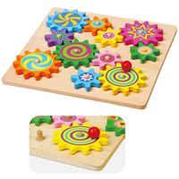 VIGA houten tandwielen activiteit speelgoed, afm 30x30 cm, 1 stuk - thumbnail