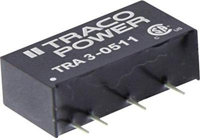 TracoPower TRA 3-1219 DC/DC-converter, print 12 V/DC 9 V/DC 333 mA 3 W Aantal uitgangen: 1 x Inhoud 1 stuk(s)