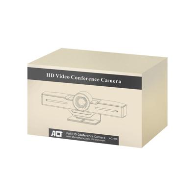 ACT Connectivity Full HD Conference Camera met microfoon, pan, tilt en zoom webcam