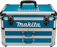 Makita Accessoires koffer aluminium blauw - 823340-7 823340-7 - thumbnail