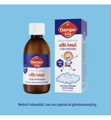Dampo Kind Kindersiroop Alle Hoest + Vrije Luchtwegen Dampo Kind Kindersiroop Alle Hoest + Vrije Luchtwegen