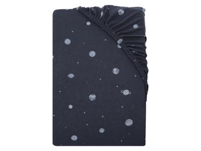 LIVARNO home Kinder hoeslaken met glow-in-the-dark print 90-100 x 200 cm (Blauw)