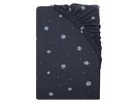 LIVARNO home Kinder hoeslaken met glow-in-the-dark print 90-100 x 200 cm (Blauw) - thumbnail