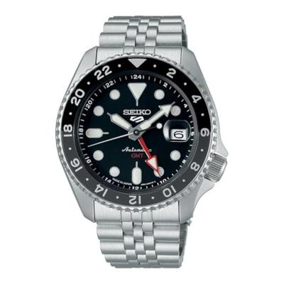Seiko 5 Sports SSK001K1 Horloge Automaat staal zilverkleurig-zwart 42,5 mm