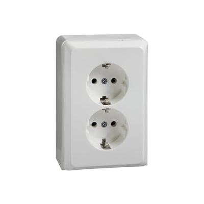 ELSO stopcontact 515514 2-voudig 16A RENOVATIE zuiver wit Meerdere kleuren 1 stuk(s) ELSO stopcontact 515514 2-voudig 16A RENOVATIE zuiver wit Meerdere kleuren 1 stuk(s)