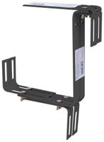 Balkonhaak type C antraciet - 2 stuks - thumbnail