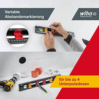 Wiha 42074 42074 Waterpas voor elektriciens 40 cm