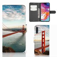 Samsung Galaxy A70 | Flip Cover | Golden Gate Bridge - thumbnail
