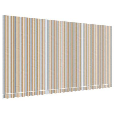 Vervangingsdoek voor luifel gestreept 6x3 m meerkleurig Vervangingsdoek voor luifel gestreept 6x3 m meerkleurig