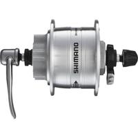 Shimano dynamonaaf 36 gaats hd-3d32 3 watt voor 6 bouts remschijf snelspanner zilver - thumbnail
