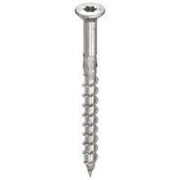 HECO TOPIX-plus vlonderschroeven - platkop RVS A2 - 5x50 mm - Torx T-20 (HD20) - deeldraad - 200 st - thumbnail