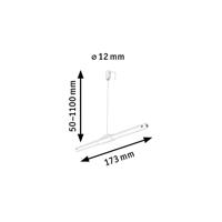 Paulmann Wire Corduo Suspension 94598 12V-kabelsysteemcomponenten Koordophanging Wit (mat) - thumbnail