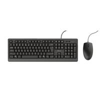 Trust primo keyboard & mouse set desktopset (zwart, us lay-out (qwerty), membraan, 100%) - thumbnail