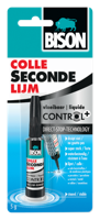 Bison secondelijm Control Vloeibaar, tube van 5 g, op blister - thumbnail