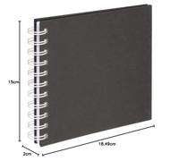 Hama 00002719 Ringbandalbum (b x h) 18.5 cm x 15 cm Zwart 30 bladzijden - thumbnail