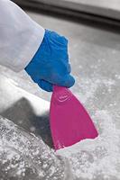 Handschraper vikan recht 75x210mm blauw - thumbnail