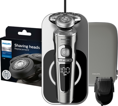 Philips Series 9000 Prestige SP9861/16 + Philips NanoTech Precision mesjes SH98/70 Philips Series 9000 Prestige SP9861/16 + Philips NanoTech Precision mesjes SH98/70
