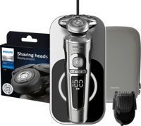 Philips Series 9000 Prestige SP9861/16 + Philips NanoTech Precision mesjes SH98/70 - thumbnail