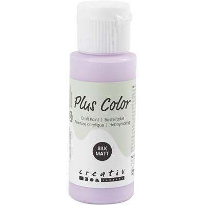 Plus Color acrylverf, pale lilac, 60 ml/ 1 fles Plus Color acrylverf, pale lilac, 60 ml/ 1 fles