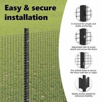 VidaXL Hek met paal grijs 1,4 x 25 m staal en pvc - thumbnail