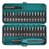 Wolfcraft Bit-box | Sleuf, Kruiskop PH/PZ, TORX® met boring, Inbus | 32-delig - 1388000 - thumbnail