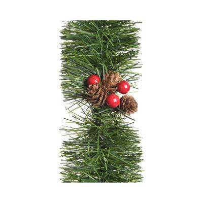 Kaemingk Guirlande met dennenappels/bessen 270cm groen