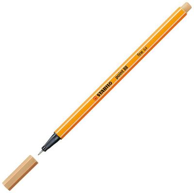 Fineliner stabilo point 88/88 f licht oker | 10 stuks Fineliner stabilo point 88/88 f licht oker | 10 stuks