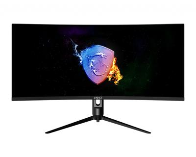 MSI 34 inch 3440 x 1440 (UWQHD), PC-scherm Freesync, 100 Hz, 1 ms, 250 cd/m2, Mystic Light