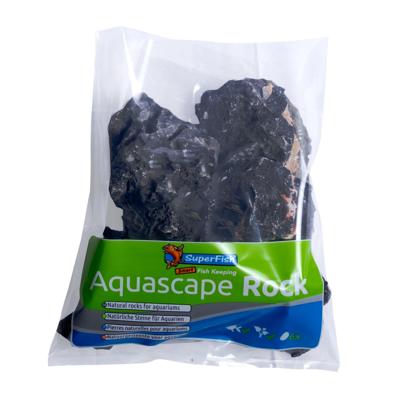 Sf aquascape zwart rock 5 kg Superfish - Superfish Sf aquascape zwart rock 5 kg Superfish - Superfish