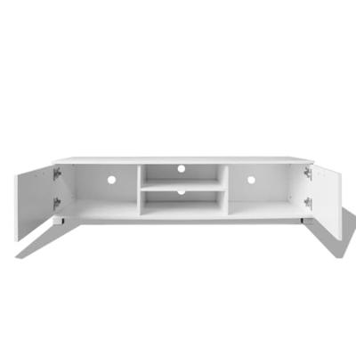 VidaXL Tv-meubel 140x40,5x35 cm hoogglans wit
