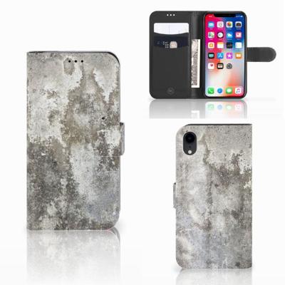 Apple iPhone Xr | Bookcase | Beton Print Apple iPhone Xr | Bookcase | Beton Print